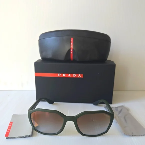 Prada | Accessories | Prada Woman Green Sunglasses Sps 2v  display picture 1